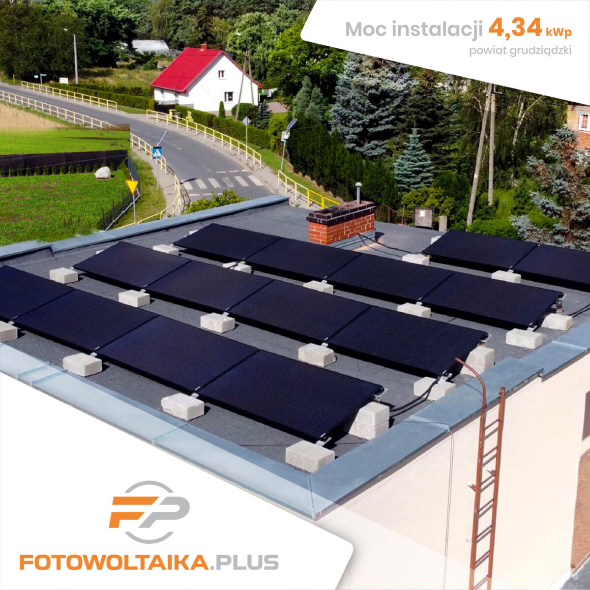 instalacja fotowoltaiczna 4,34 kWp powiat grudziądzki